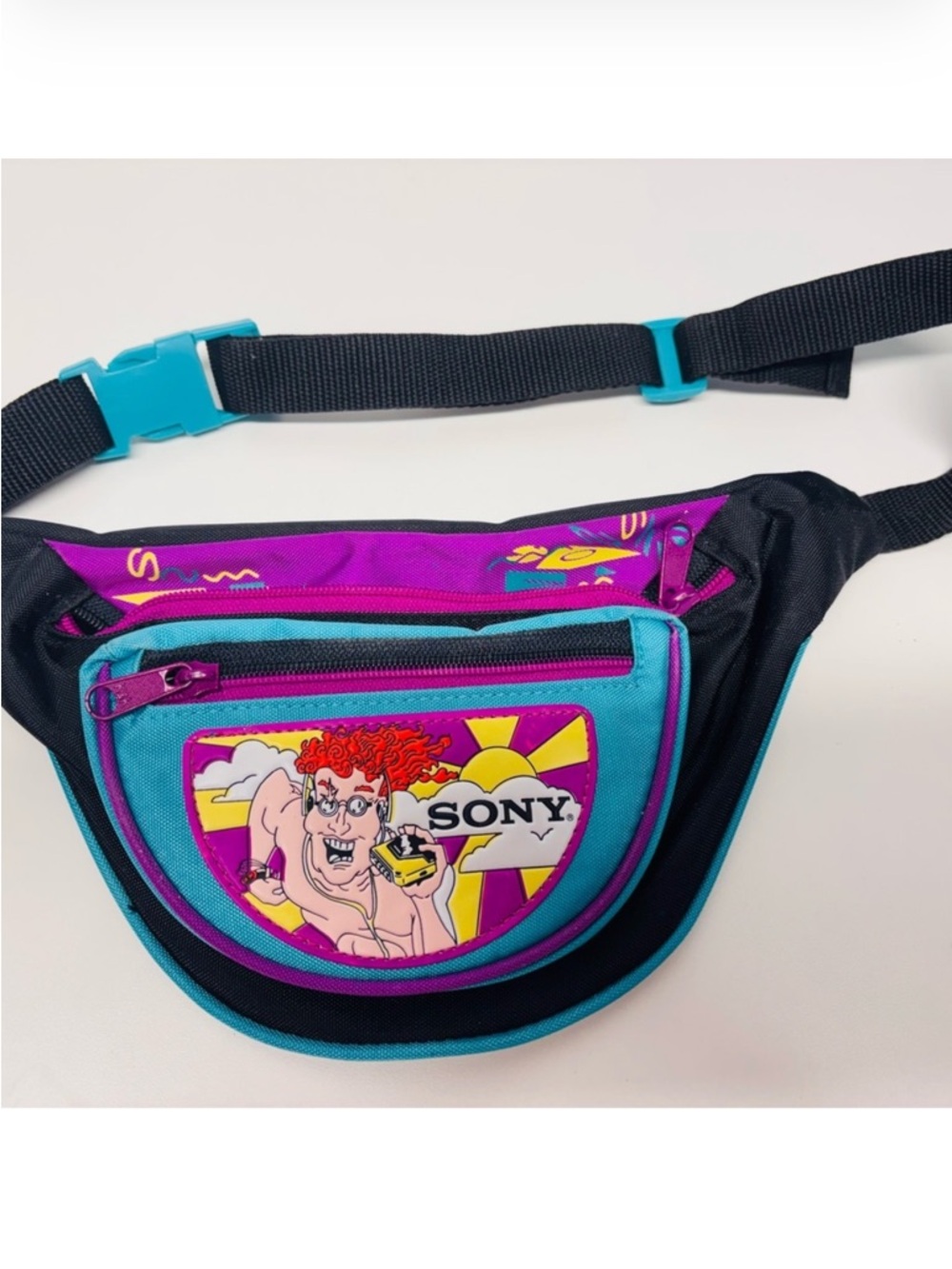 VINTAGE 90s SONY
WALKMAN Color Block Fanny
Pack- RARE